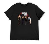 Youth Online Casual Big Time Rush T Shirt Tee T Shirt Black S