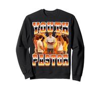 Youth Pastor Preacher Bible Style Bootleg années 90 Sweatshirt