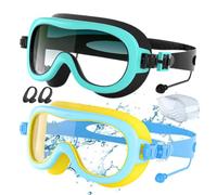Youth Swim Goggles - UV Protection Leakproof Kids Swimming Glasses Set