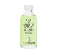 Youth To The People Superfood Nettoyant visage de voyage - Nettoyant quotidien pour le visage au chou frisé + thé vert, démaquillant doux, antioxydants pour une peau éclatante et des pores moins