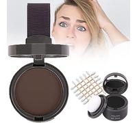 Youthcolor Poudre d'ombrage pour cheveux, poudre d'ombre à base de cheveux, poudre d'ombrage imperméable, poudre magique pour cheveux fins et duveteux pour homme et femme (6# châtaigne foncé)