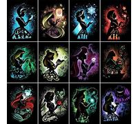 Youtheart Diamond Painting Princesses Diamond Art Kit de broderie au point de croix 5D (12 paquets) Taille unique