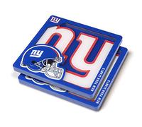 YouTheFan Dessous de Verre Unisexe NFL New York Giants Logo Series, Couleurs de l'équipe, x 10,2 cm