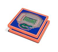 YouTheFan NCAA Florida Gators 3D StadiumView Dessous de Verre - Ben Hill Griffin Stadium