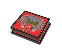 YouTheFan NCAA NC State Wolfpack 3D StadiumView Dessous de verre Stade Carter-Finley