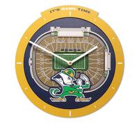 YouTheFan NCAA Notre Dame Fighting Irish 3D StadiumView Horloge