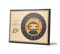 YouthEfan NCAA Purdue Boilermakers FB 5-Layer Stadiumview 3d Wall Art - Ross-Ade Stadium 13.00 """" x 17.00 """"