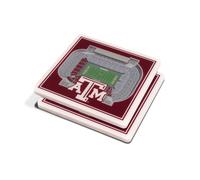 YouTheFan NCAA Texas A&M Aggies 3D StadiumView Dessous de verre Kyle Field