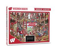 YouthEfan NCAA Wisconsin Badgers Barnyard Fans 500pc Puzzle