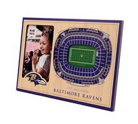 YouTheFan NFL Baltimore Ravens M&T Bank StadiumViews Cadre photo 3D Marron clair 30,5 x 20,3 cm