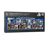 YouTheFan- NFL Indianapolis Colts Game Day in The Dog House - Puzzle 1000 pièces, 2506159, Couleurs de l'équipe, Taille Unique