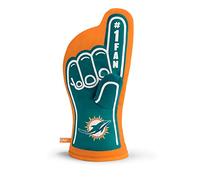 YouTheFan NFL Miami Dolphins # 1 Gant de Cuisine, Couleur de l’équipe, 33,7 x 16,5 cm