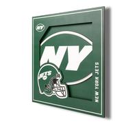 YouTheFan NFL New York Jets Srie de logos 3D Dcoration murale 12 x 12