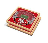 YouTheFan NFL San Francisco 49ers Dessous de Verre 3D StadiumView - Levi's Stadium