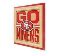 YouTheFan NFL San Francisco 49ers Slogan Srie 3D Dcoration murale