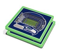 YouTheFan NFL Seattle Seahawks 3D StadiumView sous-Verres - CenturyLink Field