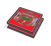 YouTheFan NFL Tampa Bay Buccaneers 3D StadiumView Dessous de Verre - Stade Raymond James