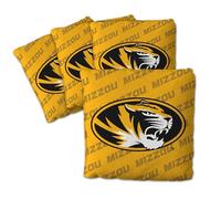 YouTheFan Yellow Lot de 4 Sacs de Cornhole Unisexe, Missouri Tigers-Jaune, Taille Unique