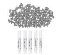 YOUTHINK 100Pcs Soft Pet Cat Kitty Nail Caps Cover Safe Anti Scratch Dog Claw Protector Covers(L-Gris)
