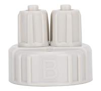 YOUTHINK Capsule de Bouteille à Double connecteur générateur de CO2 autocontrôlé à Torsion Rapide Capsule de Bouteille à Double connecteur pour Aquarium(B)