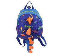 YOUTHINK Sac D'École Pour Enfants Anti-Perdu, Sac a Dos de Dinosaure de Bande dessinée Sac a Dos Pour Enfants En Bas Âge Pour Enfants D'Âge Préscolaire Garçons Filles(Bleu Marin)