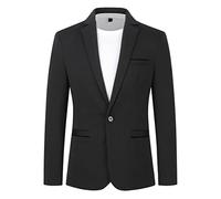 YOUTHUP Blazer Homme Veste de Costume Slim Fit Formel Business Casual
