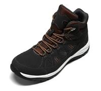 YOUTHUP Chaussures randonnée Homme imperméables Montantes | Tige résistante doublure aérée semelle amortissante crampons adhérents protection stable pour randonnée marche montagne