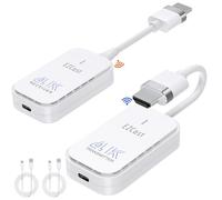 YOUTINGHDAV Émetteur et récepteur HDMI sans fil 4K @ 30 Hz, 1080P @ 120 Hz HDMI sans fil, portée de 50 m, streaming audio/vidéo de PC, ordinateur portable vers moniteur, projecteur HDTV, pour home