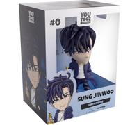 Youtooz Sung Jinwoo figurine en vinyle de 11,9 cm, Solo Leveling Sung Jiwoo Shadow Monarch à collectionner pour les fans d'anime et de webtoon
