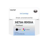 YOUTOP X4E75A M0H50A PrintHead Smart Tank Plus 651 Tête d'impression pour imprimante HP 517 532 617 515 508 510 511 518 519 531 538 610 618 550 570 650