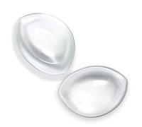 youtu Inserts en Silicone pour Soutien-Gorge, Coussinets Transparents pour Soutien-Gorge, Coussinets Push-up pour Femme - Blanc - Taille Bonnet A-D