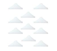 YouU 3mm Protections D'angle Blanc- Coussin de Protection D'angle en Verre à Trois Angles en Forme de 20 Pièces