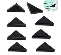 YouU 5mm Protections D'angle Noir - Coussin de Protection D'angle en Verre à Trois Angles en Forme de 20 Pièces