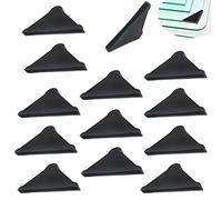 YouU Lot de 20 protections d'angle pour miroir - 4 x 50 mm - En plastique, 05, Noir