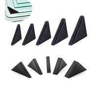 YouU Lot de 50 protections d'angle en verre à triple coins 4 mm/5 mm/6 mm/8 mm/10 mm
