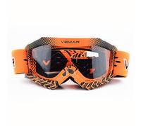 YOUUPOC Lunette Moto Cross,Lunettes Moto Lunettes de Moto for Enfants, Lunettes de Course de Moto, VTT Tout-Terrain, vélo for Enfants, Casque de Motocross (Color : Orange)