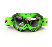 YOUUPOC Lunette Moto Cross,Lunettes Moto Lunettes de Moto for Enfants, Lunettes de Course de Moto, VTT Tout-Terrain, vélo for Enfants, Casque de Motocross (Color : Green)