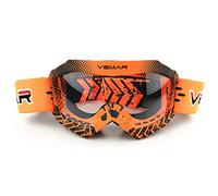 YOUUPOC Lunette Moto Cross,Lunettes Moto Lunettes de Motocross Professionnelles for Enfants, Lunettes de Moto for Enfants, VTT Tout-Terrain, Dirt Bike (Color : Orange)