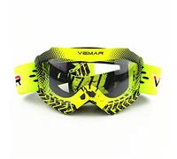 YOUUPOC Lunette Moto Cross,Lunettes Moto Lunettes de Motocross Professionnelles for Enfants, Lunettes de Moto for Enfants, VTT Tout-Terrain, Dirt Bike (Color : Yellow (Gelb))