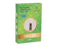 YOUUPOC Moxa,Moxibustion Lot de 180 bâtons de moxibustion, Mini Tube de Moxa, Autocollant Auto-adhésif, brûleur sans fumée(Weak Smoke)