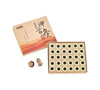 YOUUPOC Moxa,Moxibustion Lot de 30 bâtons de Moxa purs à Base d'armoise Sauvage, Tube de moxibustion Auto-adhésif, Massage Chaud des méridiens des Points d'acupuncture(Gift Box Package)