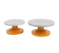 Tournette de Potier,Tour de Poterie Roue de poterie en argile antidérapante, plateau tournant robuste for la pulvérisation de peinture, modélisme en céramique, artisanat de modélisation(30CM)