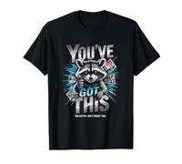 Youve Got This Raccoon Style Comic Style Motivation Thumbs Up T-Shirt