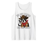 You've Just Buttered Your Last Biscuit Chien de Cowboy Amusant Débardeur