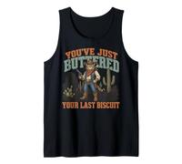 You've Just Buttered Your Last Biscuit Western Cat Cowboy Débardeur