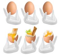 YouXiaor Coquetiers,6PCS Coquetier Oeuf,Coquetier Ceramique,Blanc,Coquetier Original Blanc pour Le Petit déjeuner et Le Brunch,Coquetier Oeuf