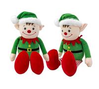 YouXiaor Peluche Lutins De Noël Poupée Elfe De Noël,Lutin Farceur de Noel,Petit Elves Coquin,Lutin Elfe Décoration de Noël Figurines Poupée Câline Poupée De Chiffon De Noël