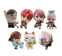 Youxy Lot de 7 figurines d'anime Ayase Momo/Ocarun - Mini modèle mignon - 7,5-10 cm - En PVC - Statue anime - Décoration de voiture - Cadeaux de Noël