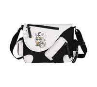 Youxy Oguri - Sac à bandoulière en toile - Grande capacité - Motif : personnage de dessin animé - Pour adolescent, Type 7.