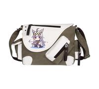 Youxy Oguri - Sac à bandoulière en toile - Grande capacité - Motif : personnage de dessin animé - Pour adolescent, Type 4.